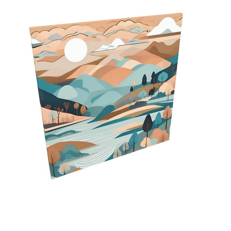 Serene Landscape Canvas Art