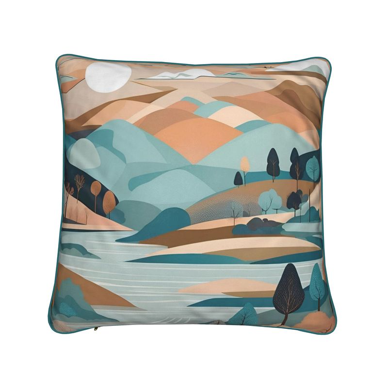 Serene Landscape Cushion