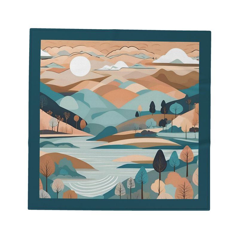 Serene Landscape Blanket