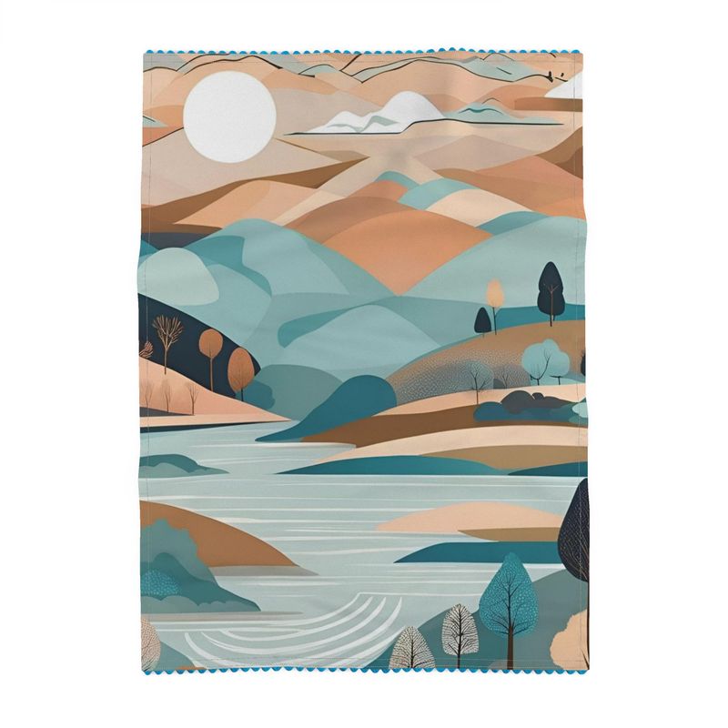 Serene Landscape Tea Towel